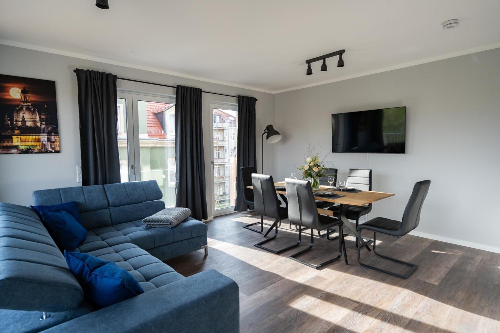Cozy City Dream Apartment Mit Terrasse Und Parkplatz - 90M² Dresden Exteriör bild