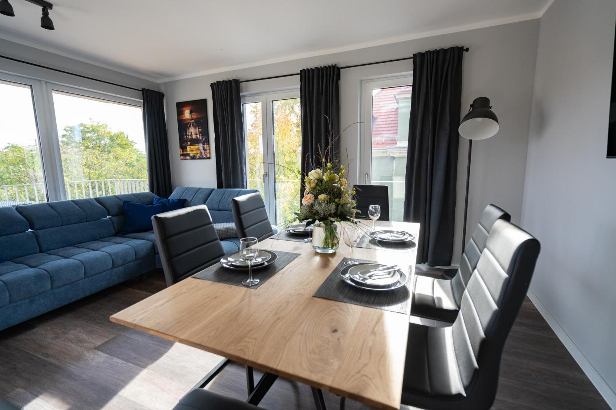 Cozy City Dream Apartment Mit Terrasse Und Parkplatz - 90M² Dresden Exteriör bild